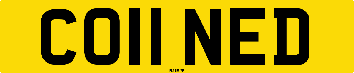 CO11 NED Number Plate