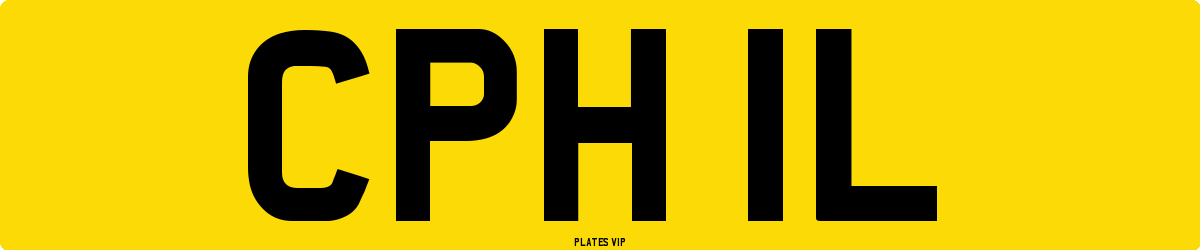 CPH 1L Number Plate