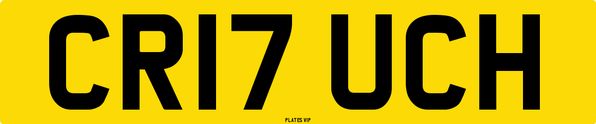 CR17 UCH Number Plate