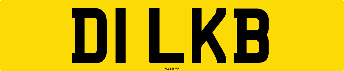 D1 LKB Number Plate