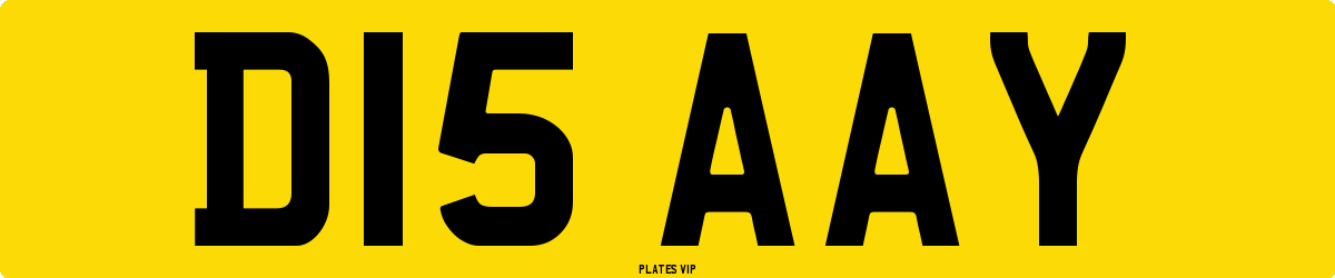 D15 AAY Number Plate