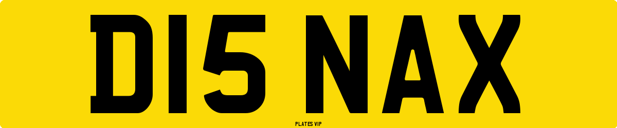 D15 NAX Number Plate