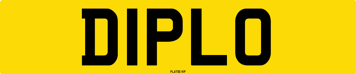 D1PLO Number Plate