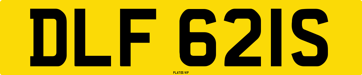 DLF 621S Number Plate
