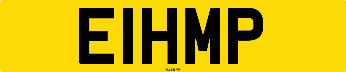 E1HMP Number Plate