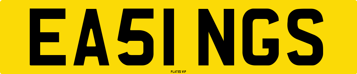 EA51 NGS Number Plate