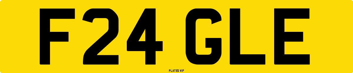 F24 GLE Number Plate