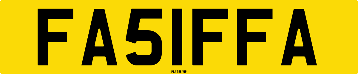 FA51FFA Number Plate