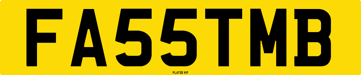 FA55TMB Number Plate
