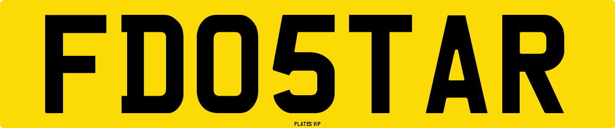 FD 05 TAR Number Plate