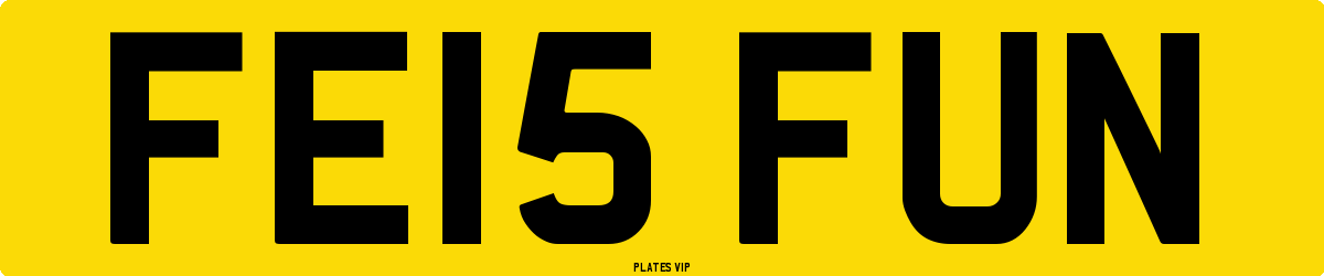 FE15 FUN Number Plate