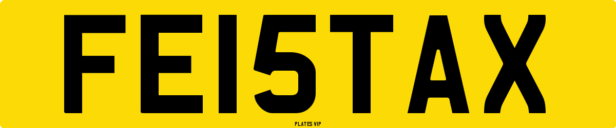 FE15TAX Number Plate