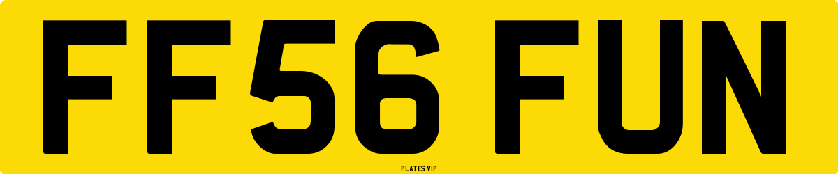 FF56 FUN Number Plate