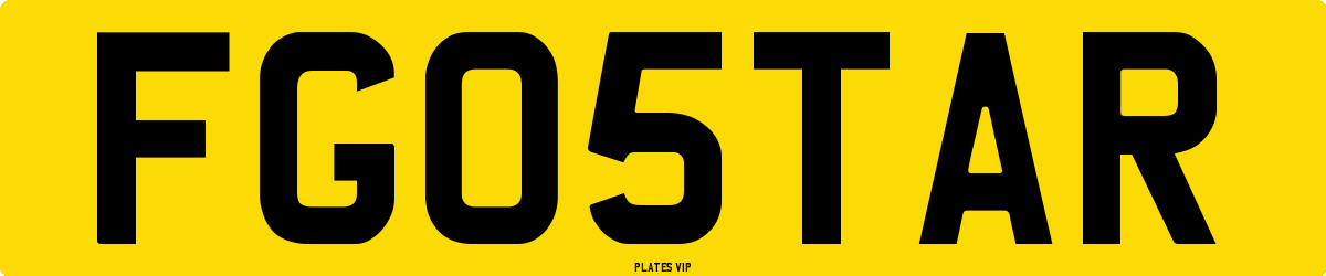 FG 05 TAR Number Plate