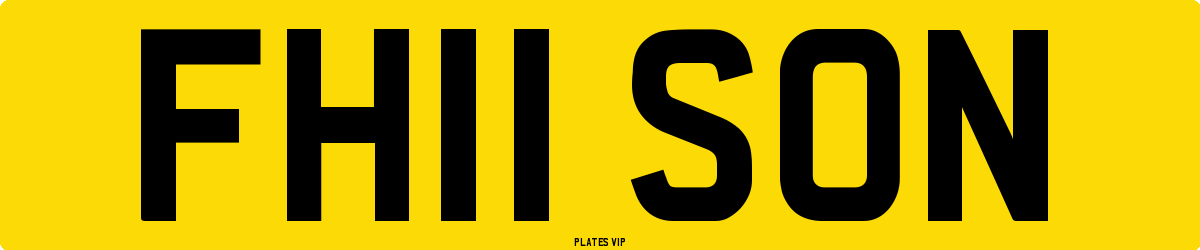 FH11 SON Number Plate