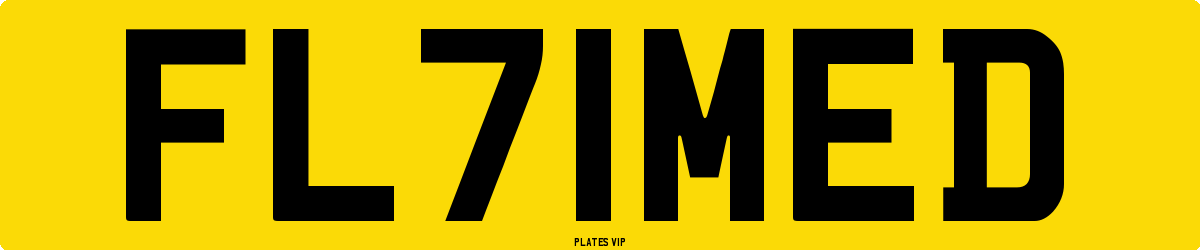 FL71MED Number Plate