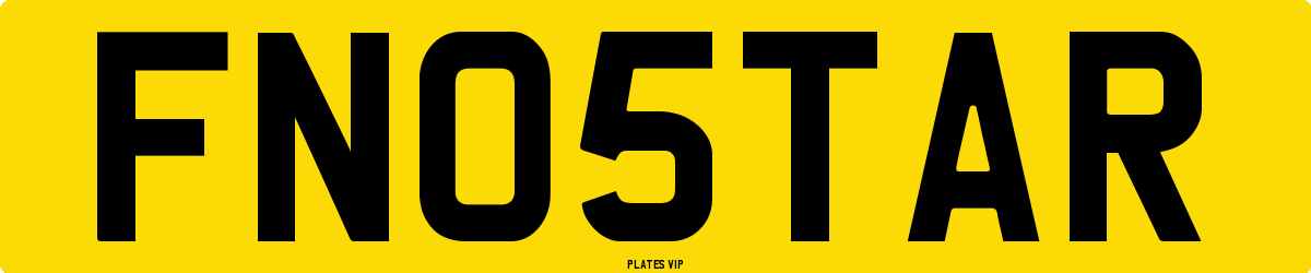 FN 05 TAR Number Plate