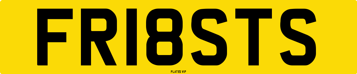 FR18STS Number Plate