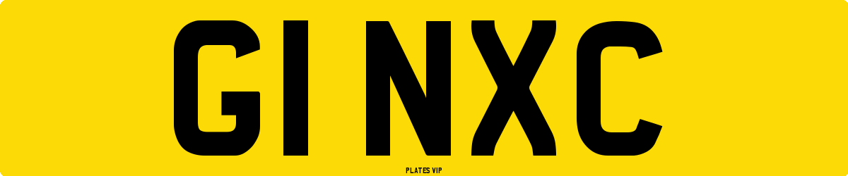 G1 NXC Number Plate