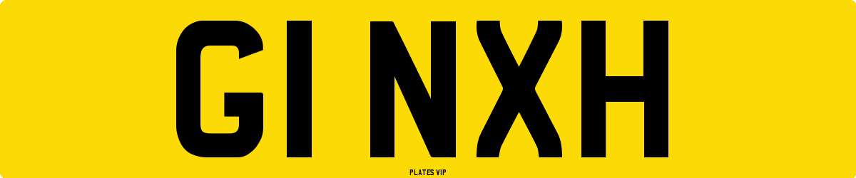G1 NXH Number Plate