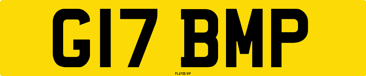 G17 BMP Number Plate