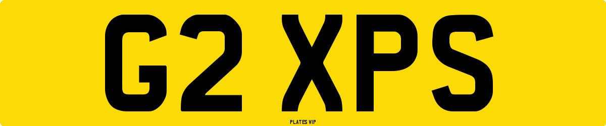 G2 XPS Number Plate