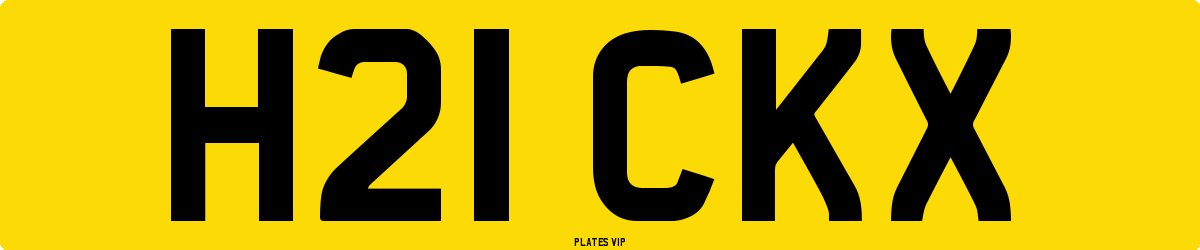 H21 CKX Number Plate