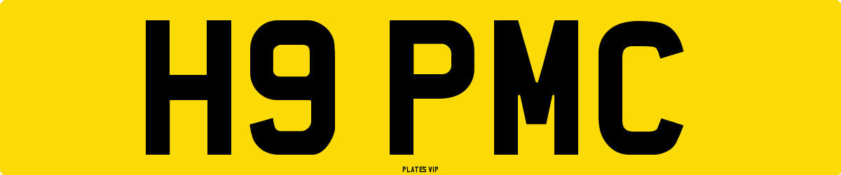 H9 PMC Number Plate
