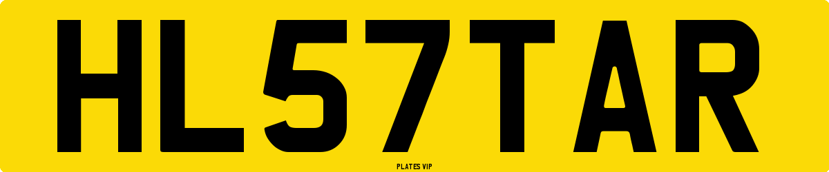 HL 57 TAR Number Plate