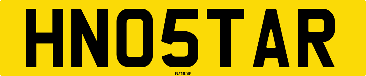 HN 05 TAR Number Plate