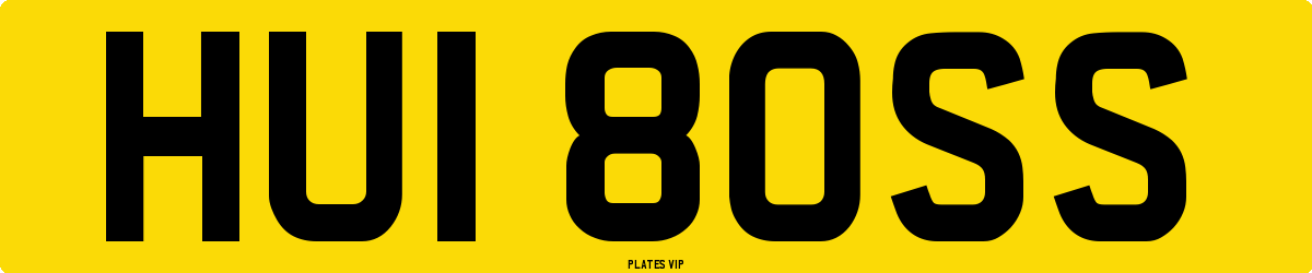 HU1 8OSS Number Plate