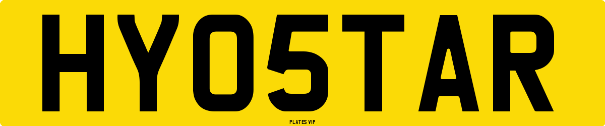 HY 05 TAR Number Plate