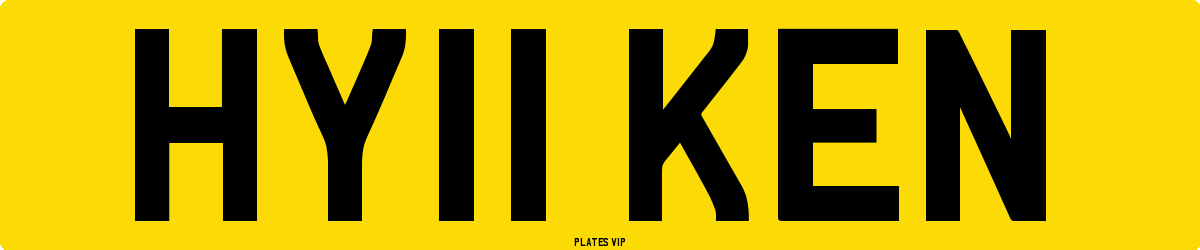 HY11 KEN Number Plate