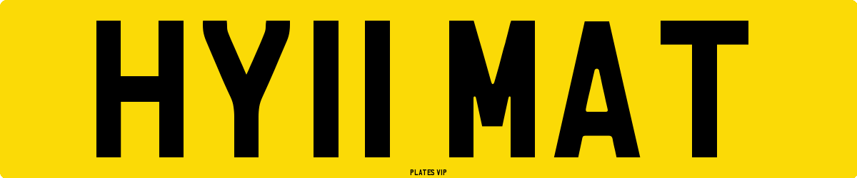 HY11 MAT Number Plate
