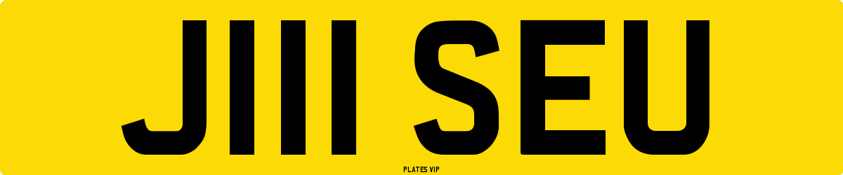 J111 SEU Number Plate