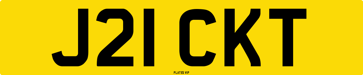 J21 CKT Number Plate