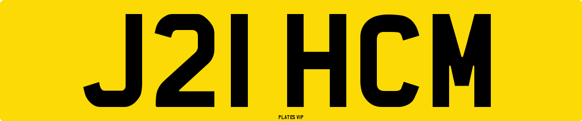 J21 HCM Number Plate