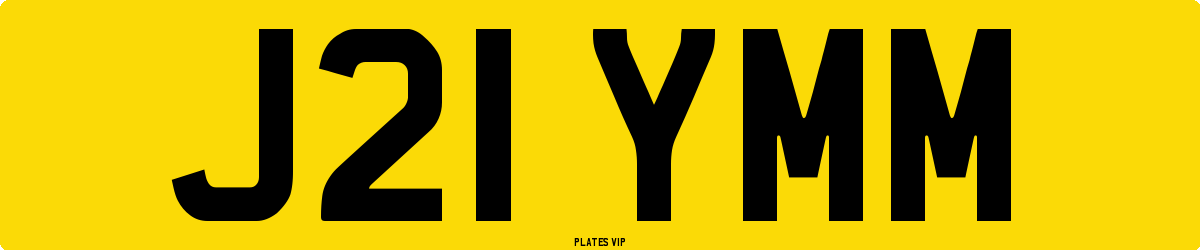 J21 YMM Number Plate