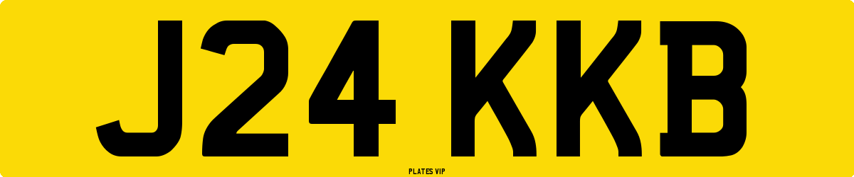 J24 KKB Number Plate