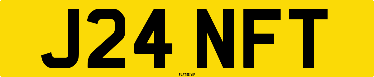J24 NFT Number Plate