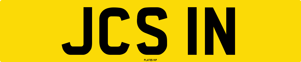JCS 1N Number Plate