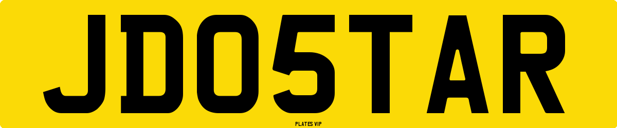 JD 05 TAR Number Plate