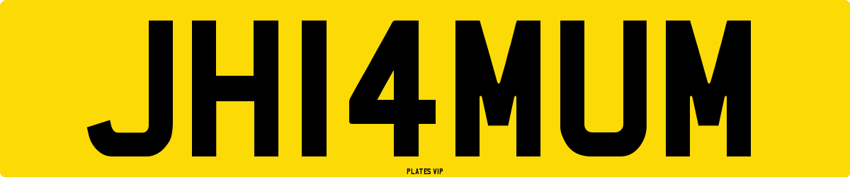 JH 14 MUM Number Plate