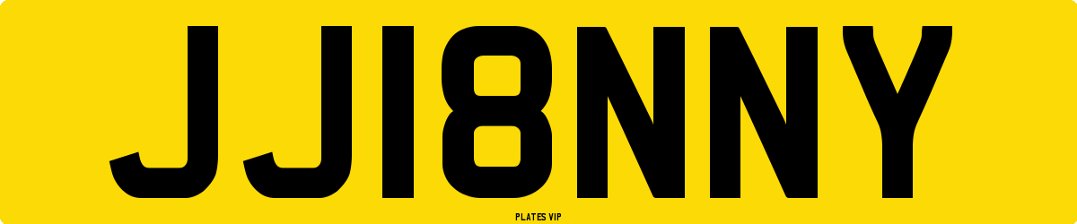 JJ18NNY Number Plate