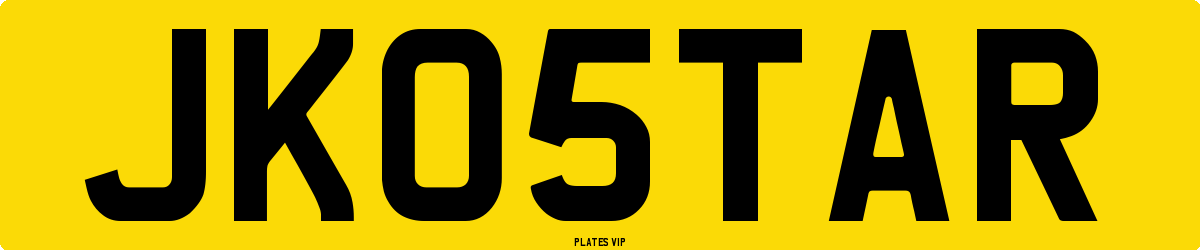 JK 05 TAR Number Plate