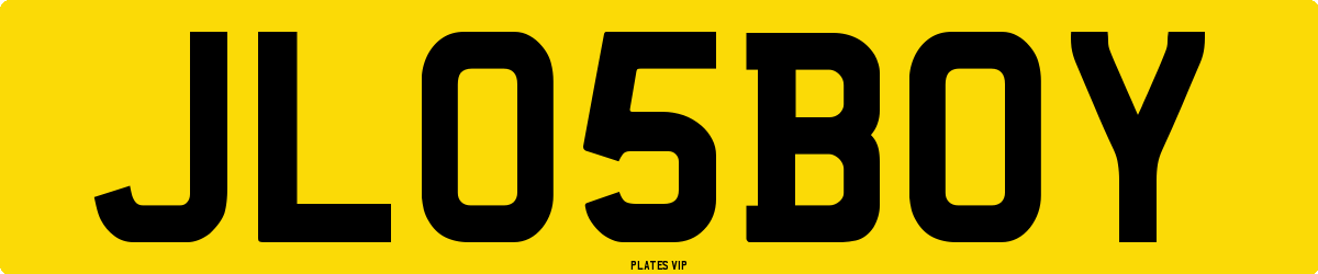 JL 05 BOY Number Plate
