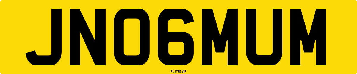 JN 06 MUM Number Plate