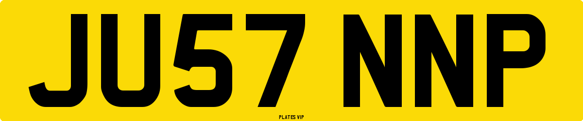 JU57 NNP Number Plate