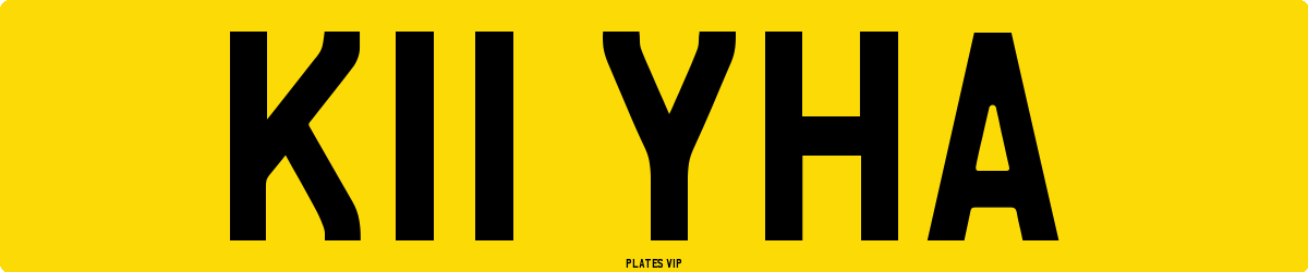 K11 YHA Number Plate