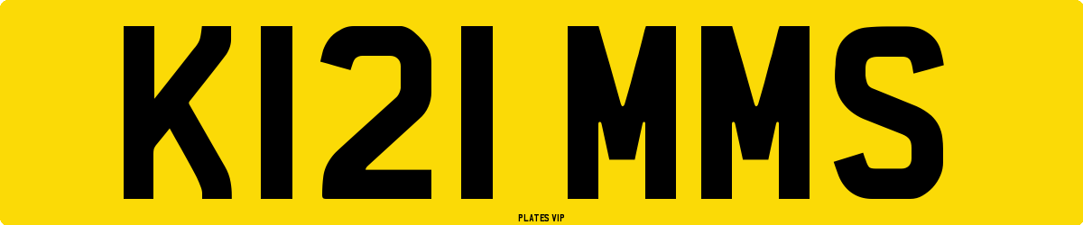 K121 MMS Number Plate